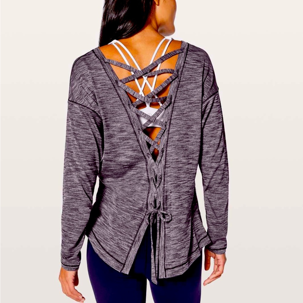 Lululemon laced with intent top